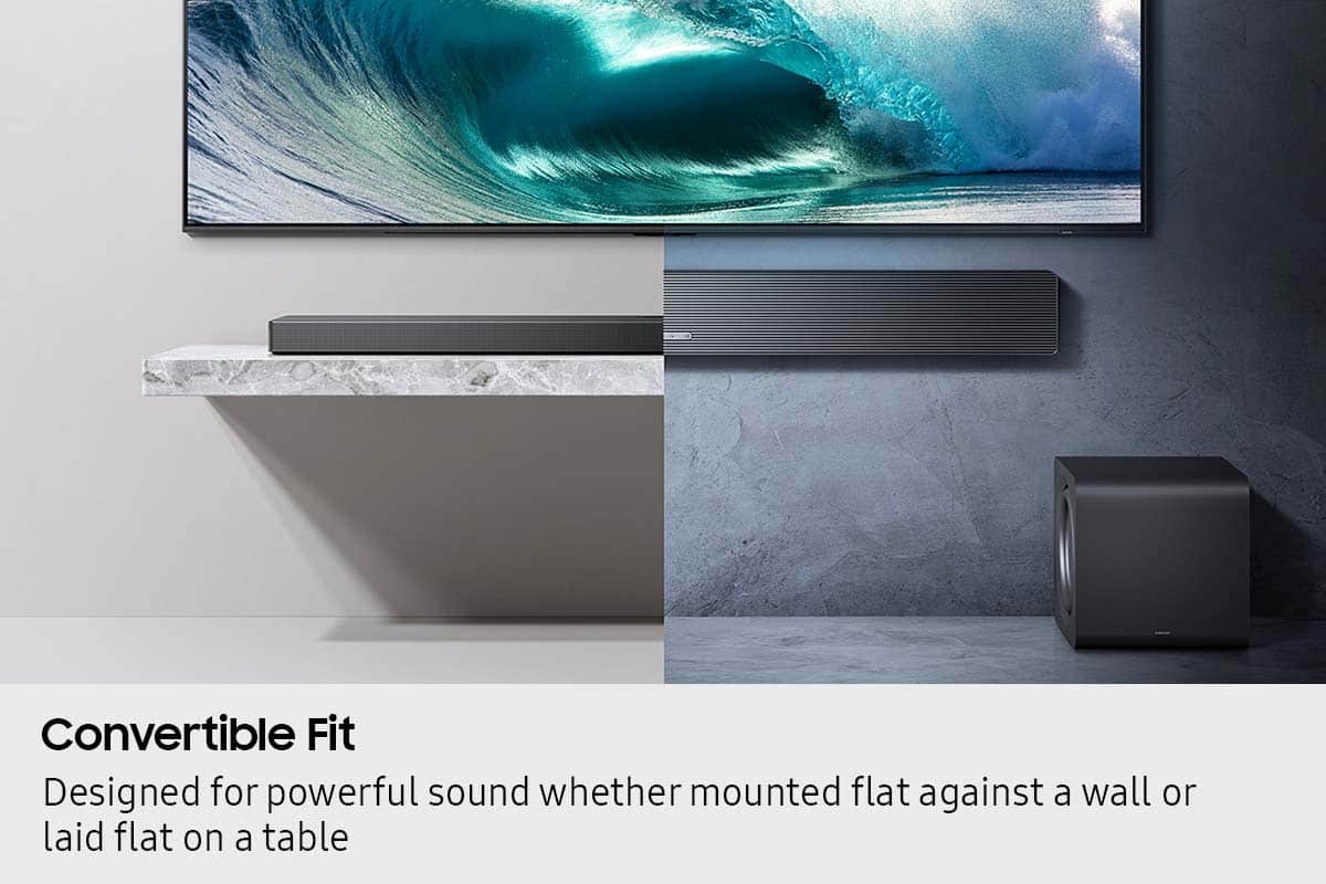 Samsung - Q-Series HW-QS750F 5.1.2 Ch Soundbar with Subwoofer and Rear Speakers - Titan Black