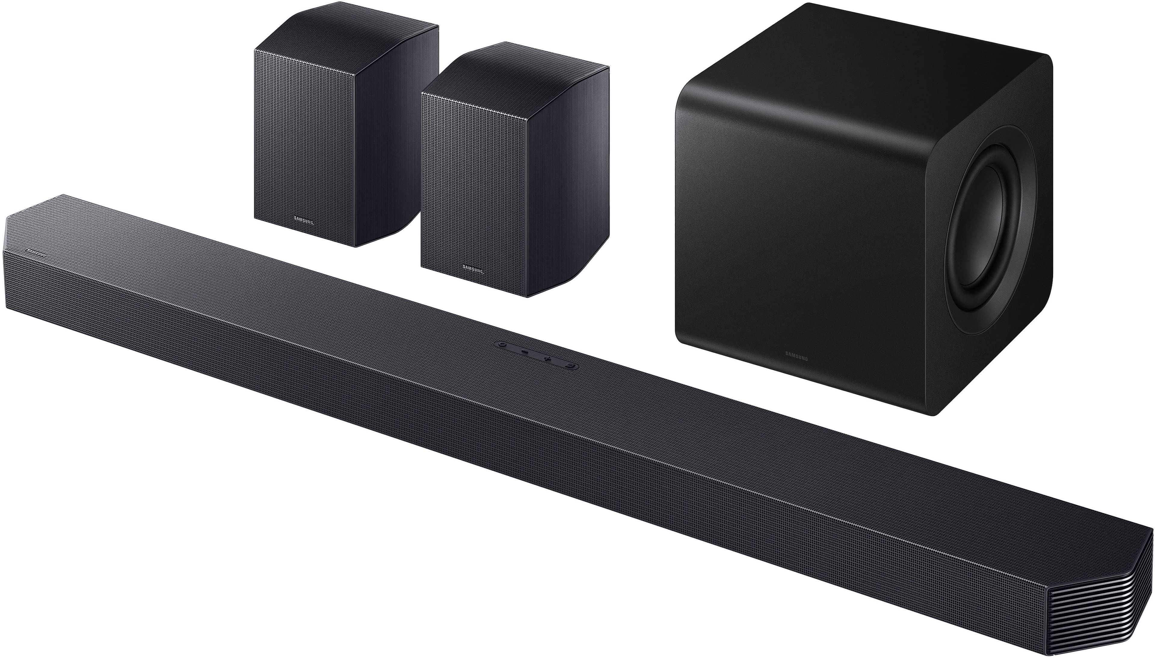 Samsung - Q-Series Soundbar HW-Q930H/ZA 9.1.4 ch Subwoofer with Rear Speaker (2026) - Titan Black