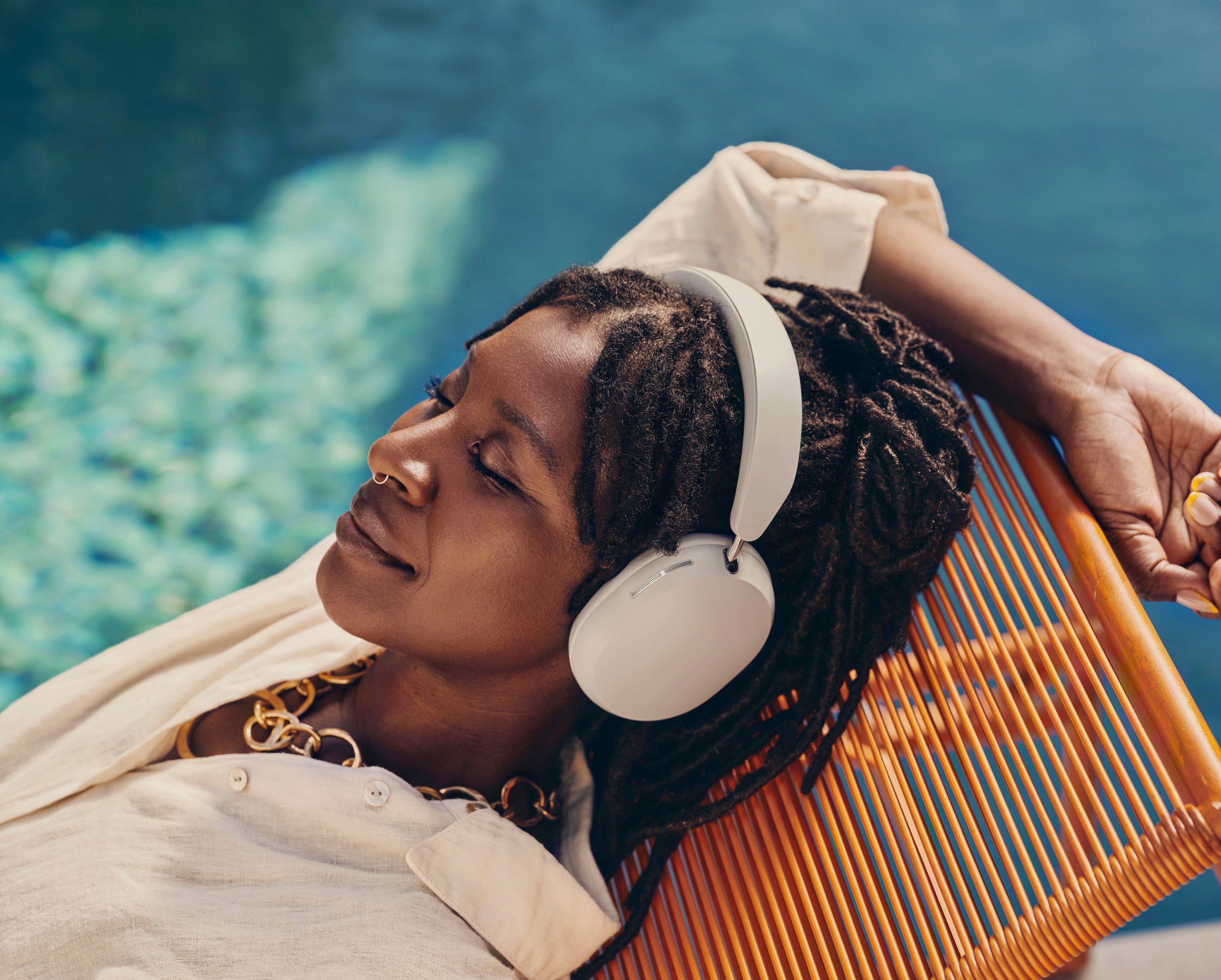 Sonos - Ace Wireless Over-the-Ear Headphones with Active noise Cancellation (Each) - Soft White