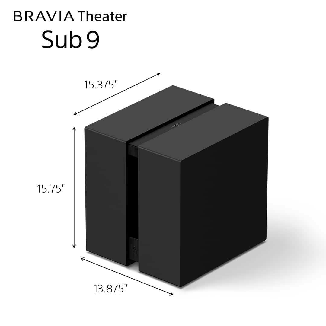 Sony - BRAVIA Theater Sub 9 Wireless Subwoofer - Black