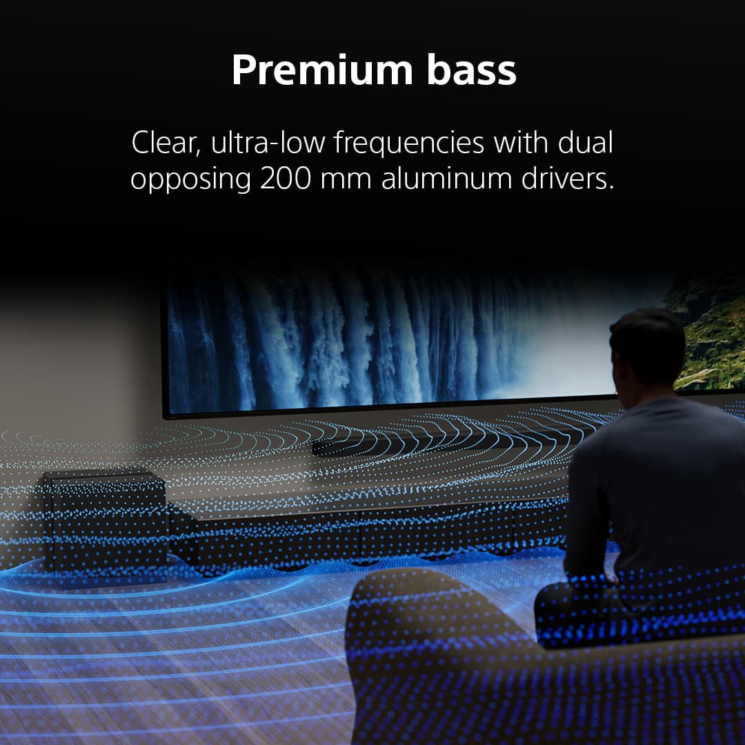 Sony - BRAVIA Theater Sub 9 Wireless Subwoofer - Black