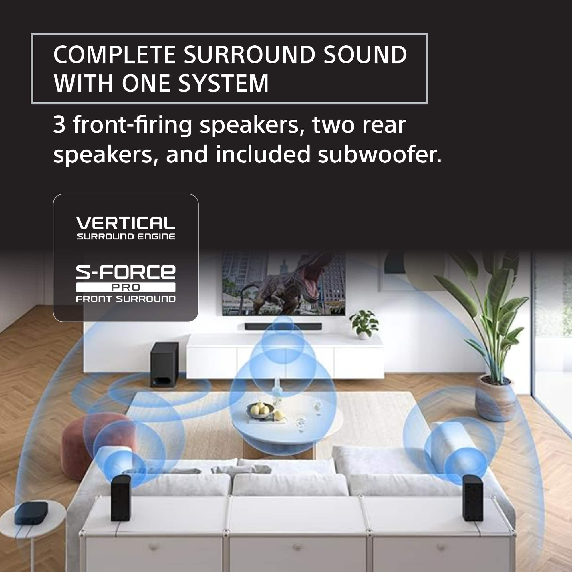 Sony - BRAVIA Theater System 6, 5.1ch with subwoofer, Dolby Atmos/DTS:X compatible - Black
