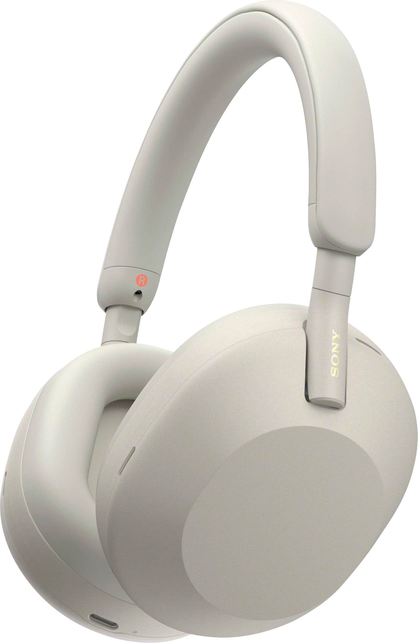 Sony - WH-1000XM5 Wireless Noise Cancelling Over-the-Ear Headphones - Silver