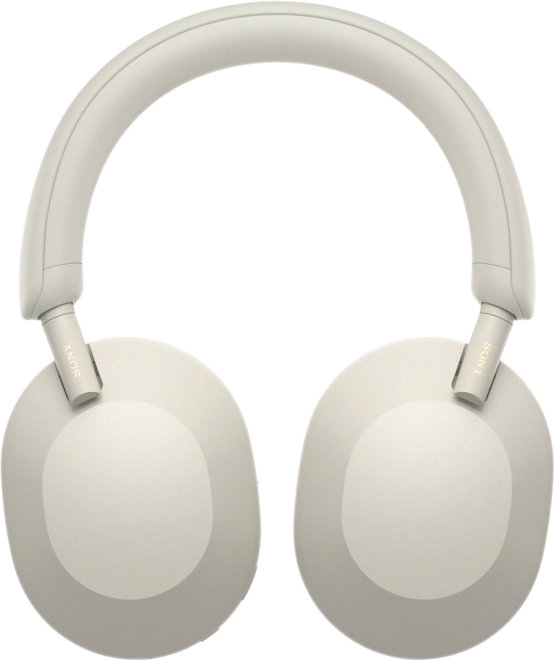Sony - WH-1000XM5 Wireless Noise Cancelling Over-the-Ear Headphones - Silver