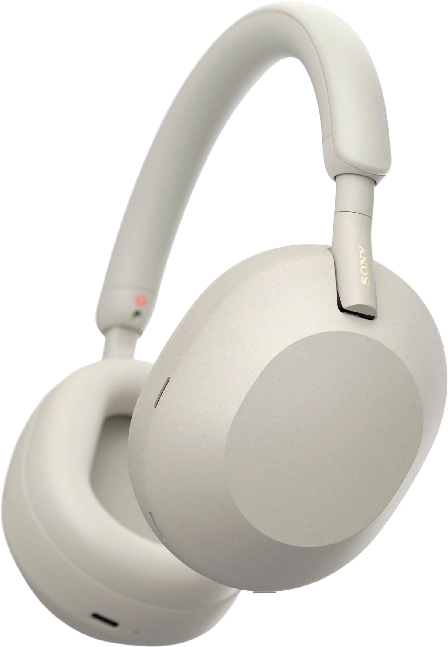 Sony - WH-1000XM5 Wireless Noise Cancelling Over-the-Ear Headphones - Silver