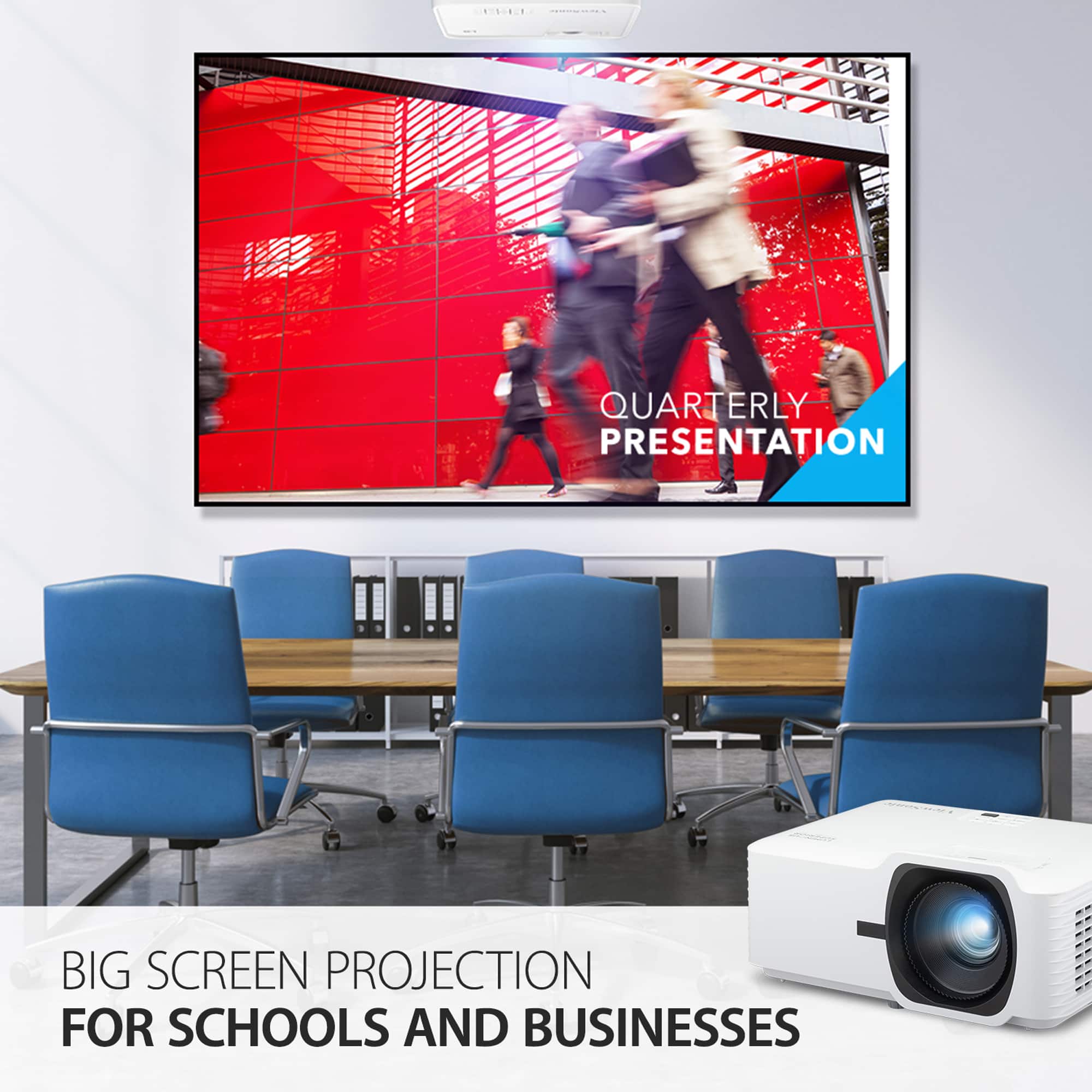 ViewSonic - LS740HD 5,000 ANSI Lumens 1080p Laser Installation Projector - White